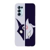 Husa compatibila cu Oppo A55, Viceversa, model Minimalist Kindred, Silicon, TPU, Transparent, Carcasa