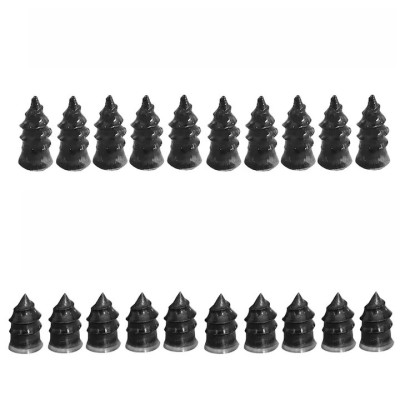 Set 20 dopuri, stifturi vulcanizare pentru anvelope, pana de cauciuc, 2 dimensiuni, 1.2x0.6 cm si 1.2x0.4 cm foto
