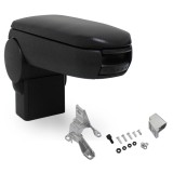 Cotiera Auto Premium Dedicata VW Golf 4 (1999-2006) ALM, Negru, Piele Ecologica, Spatiu Depozitare Rabatabil