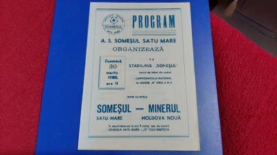 program Somesul SM - Minerul Mold. Noua foto
