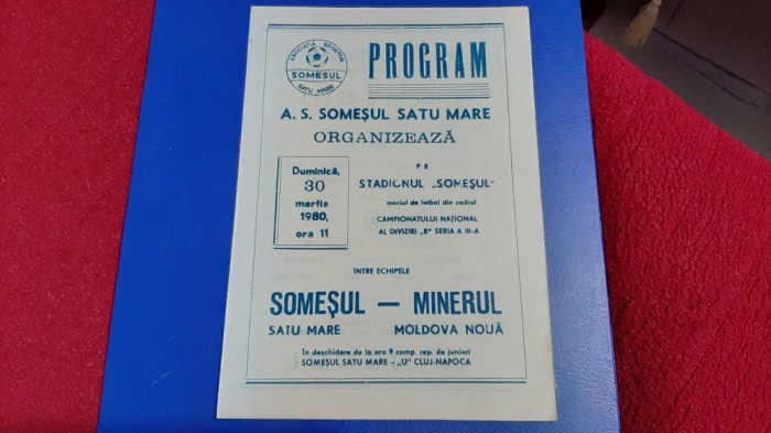 program Somesul SM - Minerul Mold. Noua