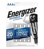 AAA L92 Energizer Ultimate Lithium 1250mAh 1.5V-Conținutul pachetului 1x Blister