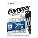 AAA L92 Energizer Ultimate Lithium 1250mAh 1.5V-Conținutul pachetului 1x Blister
