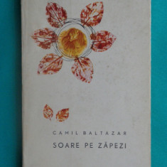 Camil Baltazar – Soare pe zapezi (poezii)( prima editie )