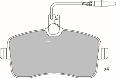 Set placute frana,frana disc AUDI TT (8N3) (1998 - 2006) KRIEGER 0950006321 foto