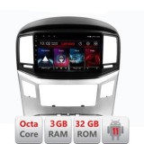 Navigatie HHyundai H1 Starex 2016- D-H1 Octa Core cu Android Radio Bluetooth Internet GPS WIFI DSP 3+32 GB 4G KI LENOVO LITE CarStore Technology