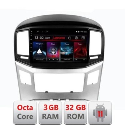 Navigatie HHyundai H1 Starex 2016- D-H1 Octa Core cu Android Radio Bluetooth Internet GPS WIFI DSP 3+32 GB 4G KI LENOVO LITE CarStore Technology foto