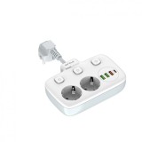 Cumpara ieftin Prelungitor tip priza cu protectie Serioux Quick Charge 3.0,