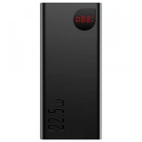 Baterie Externa Baseus Adaman, 20000mAh, 22.5W, QC + PD, 1 x USB-C - 2 x USB-A, Neagra PPAD070101
