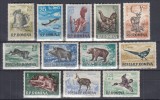 ROMANIA 1956 LP 404 VANATOAREA SERIE DANTELATA MNH, Nestampilat
