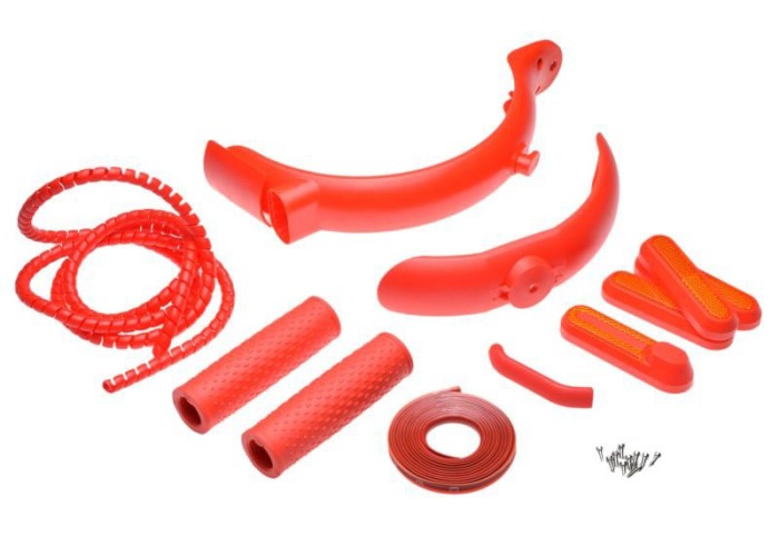Set accesorii trotineta electrica Xiaomi M365/Pro, culoare rosu Cod:HXI5515R
