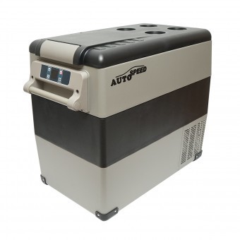 Frigider auto cu compresor 60W, capacitate 49.4L, tensiune alimentare 12-24-220V, ecran LCD, 690x346x524mm CF55 AUTOSPEED foto