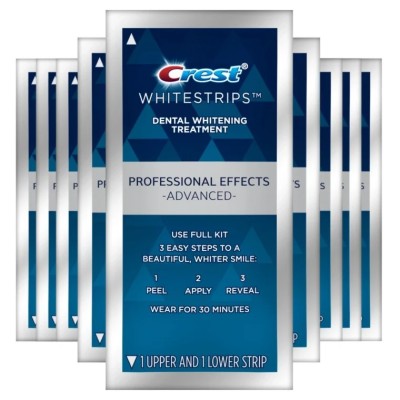 Benzi Crest 3D Whitestrips Professional Effects Advanced, 10 plicuri foto