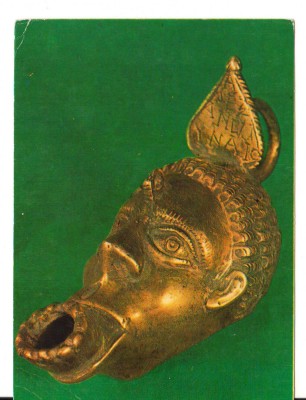 CPIB 22346 - CARTE POSTALA - ARHEOLOGIE. LAMPA ROMANA, MUZEUL DELTA DUNARII foto