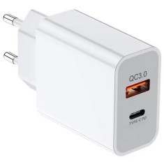 Incarcator Rapid Universal ZK-05 cu 2 Porturi Usb 3.0A si Usb C 3.4A
