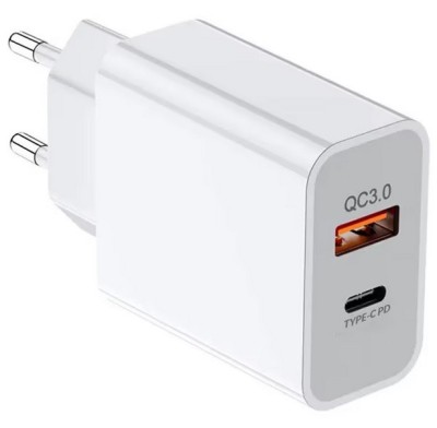 Incarcator Rapid Universal ZK-05 cu 2 Porturi Usb 3.0A si Usb C 3.4A foto