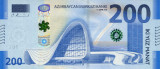 AZERBAIDJAN █ bancnota █ 200 Manat █ 2018 █ P-37 █ UNC █ necirculata