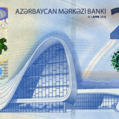 AZERBAIDJAN █ bancnota █ 200 Manat █ 2018 █ P-37 █ UNC █ necirculata