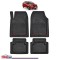 Covorase Auto TeamCar&reg; Tip Tavita Compatibile Kia Rio Generatia III (2011&ndash;2017) Negru Material Rezistent