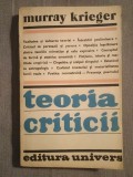Murray Krieger - Teoria criticii