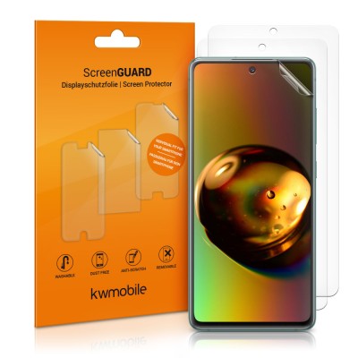 Set 3 Folii de protectie pentru Samsung Galaxy S20 FE, kwmobile, Fata, Transparenta, 54372.1 foto
