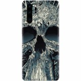 Husa silicon pentru Huawei P30 Pro, Abstract Skull Artwork Illustration