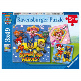 Cumpara ieftin Puzzle Copii Ravensburger Paw Patrol 3 x 49 piese