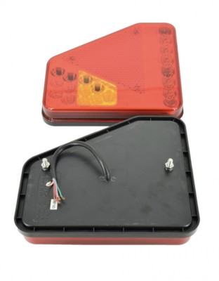 Set 2 Lampi stop cu neon glow, rulota/remorca/camion, 12-24V foto