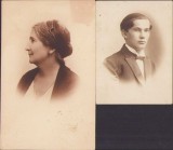 328S Lot de 2 poze, Veturia și Ioan Lapedatu, 1926