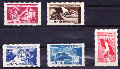 TSV % - 1947 LP 224 APARAREA PATRIOTICA, MNH/** LUX foto