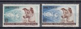 ROMANIA 1957 LP 447 CATELUSA LAIKA PRIMUL CALATOR IN COSMOS SERIE STARE MNH