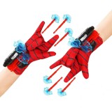 Cumpara ieftin Manusi Spiderman cu Lansator Ventuze IdeallStore&reg; Rosu, Copii 8+ Ani, Costum Spiderman Baieti, Marime Universala