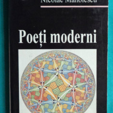 Nicolae Manolescu – Poeti moderni ( critica literara )