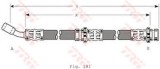 Conducta / cablu frana NISSAN MICRA II (K11) (1992 - 2003) TRW PHD198