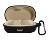 Cumpara ieftin Husa pentru protectia castilor stereo wireless Jabra Elite 7 Active, culoarea neagra, cu carlig prindere