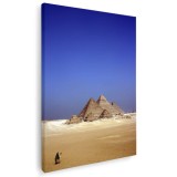 Tablou peisaj piramide camila Tablou canvas pe panza CU RAMA 40x60 cm