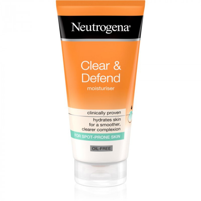 Neutrogena Clear &amp; Defend cremă hidratantă oil free 50 ml