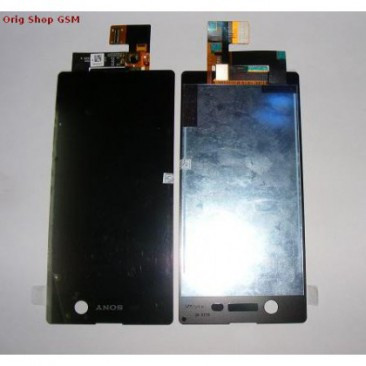 DISPLAY LCD CU TOUCHSCREEN SONY XPERIA M5 / DUAL NEGRU OCH foto