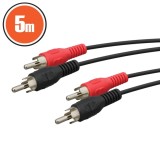 Cablu RCAfisa 2 x RCA-fisa 2 x RCA5,0 m Best CarHome, Delight