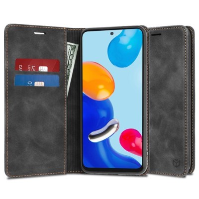 Husa pentru Xiaomi Redmi Note 11 / Note 11S - Techsuit Confy Cover - Black foto