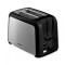 Prajitor de paine Heinner, 750 W, 7 trepte rumenire, 3 functii, 2 felii, Negru/Argintiu