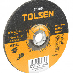 Disc abraziv cu centru coborat metal, 230x6x22 mm, Tolsen