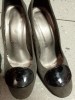 Pantofi eleganți, 35, Gri, Cu toc