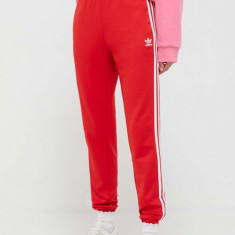 adidas Originals pantaloni de trening culoarea roșu, cu model IK3858