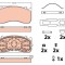 TRW GDB5073 set placute frana,frana disc