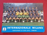 Foto fotbal - FC INTERNAZIONALE MILANO (sezonul 1988-1989) dimensiuni mari 20x15 cm