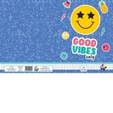 Caiet A5 matematica, 48 file, coperta policromie, Good vibes