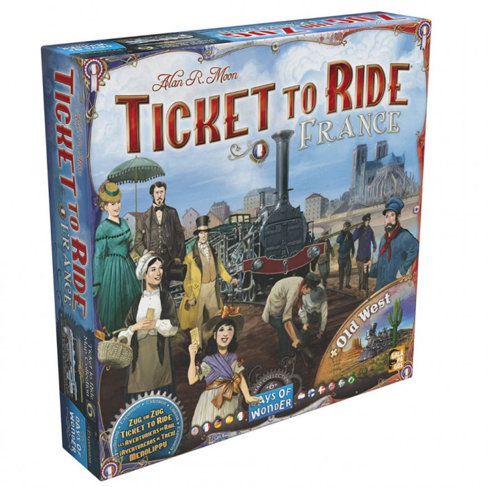 ExtensieTicket to Ride Map Collection France &amp; Old West, limba engleza