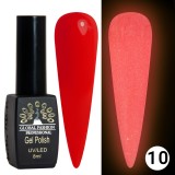 Oja semipermanenta Luminous, Global Fashion, fosforecenta, 8 ml, 10