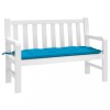 VidaXL Pernă de bancă, albastru deschis, 120x50x7 cm, material oxford 361587